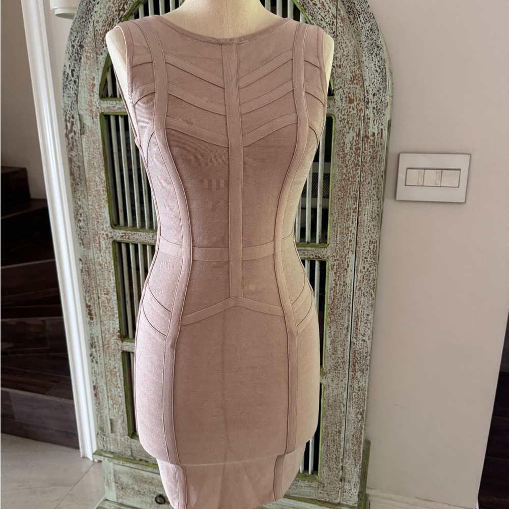 bebe Blush Sleeveless Mini Dress